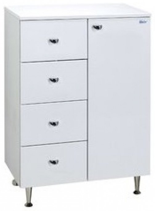 Тумба без раковины KABINKA.KZ Крит, 60x84x33 см, белый купить,NaN