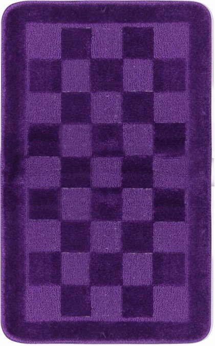 АКВАЛИНИЯ коврик Twist Шахматы 45x75 см, полиэстер купить,30706