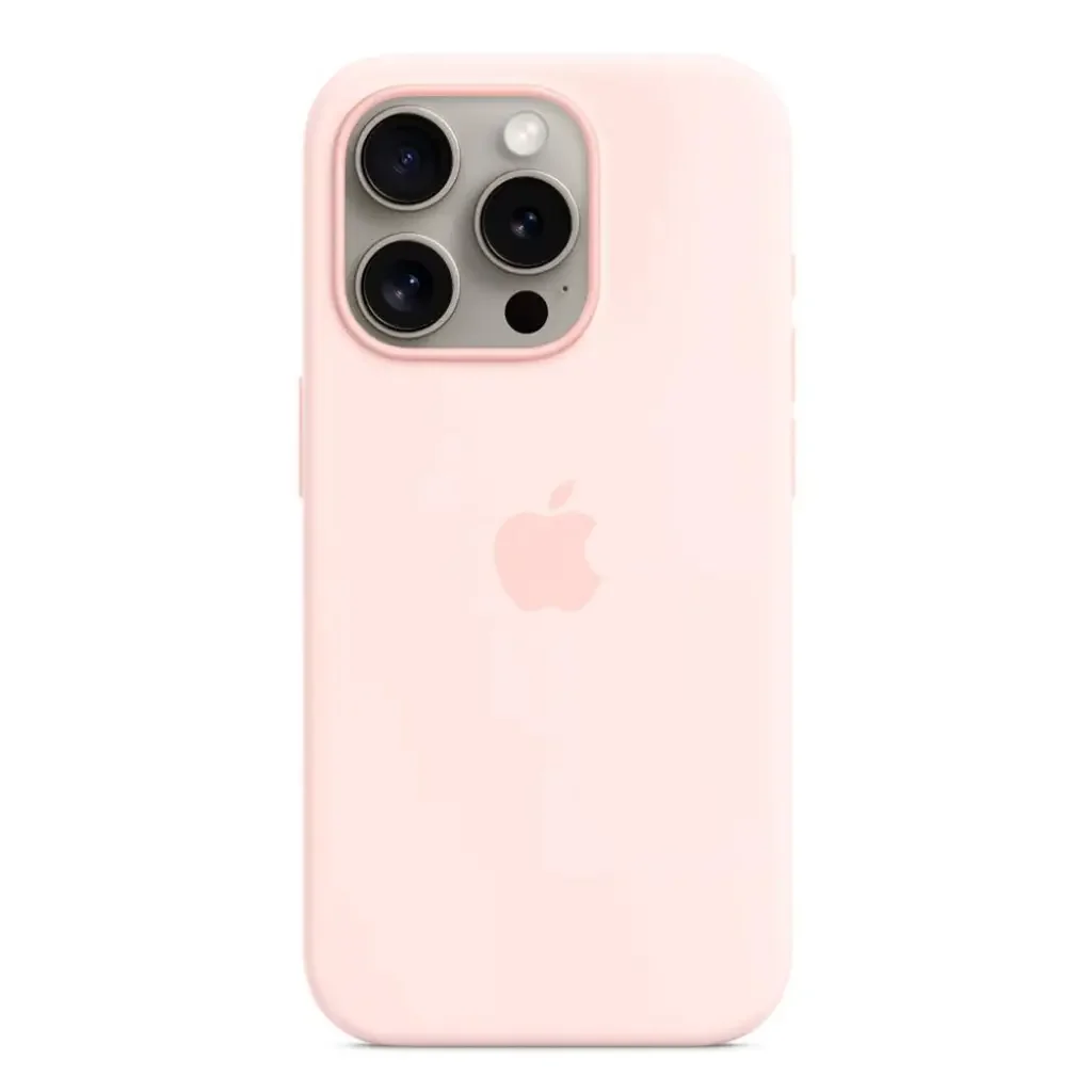 Чехол Apple для iPhone 15 Pro Silicone Case with MagSafe MT1F3ZM/A Light Pink - ForteMarket Чехол Apple для iPhone 15 Pro Silicone Case with MagSafe MT1F3ZM/A Light Pink купить,0