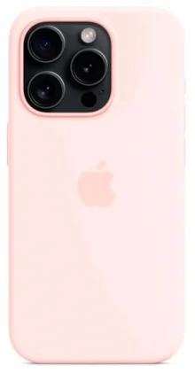 Чехол Apple для iPhone 15 Pro Silicone Case with MagSafe MT1F3ZM/A Light Pink
