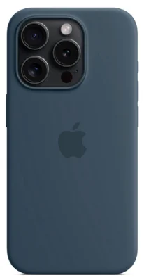 Чехол Apple для iPhone 15 Pro Silicone Case with MagSafe A3125 MT1D3ZM/A Storm Blue купить,0