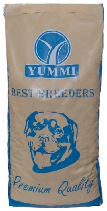 Корм YUMMI Premium Quality Говядина для взрослых средних и крупных пород 20 кг купить,NaN