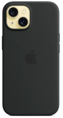 Чехол Apple для iPhone 15 Silicone Case with MagSafe A3123 MT0J3ZM/A Black