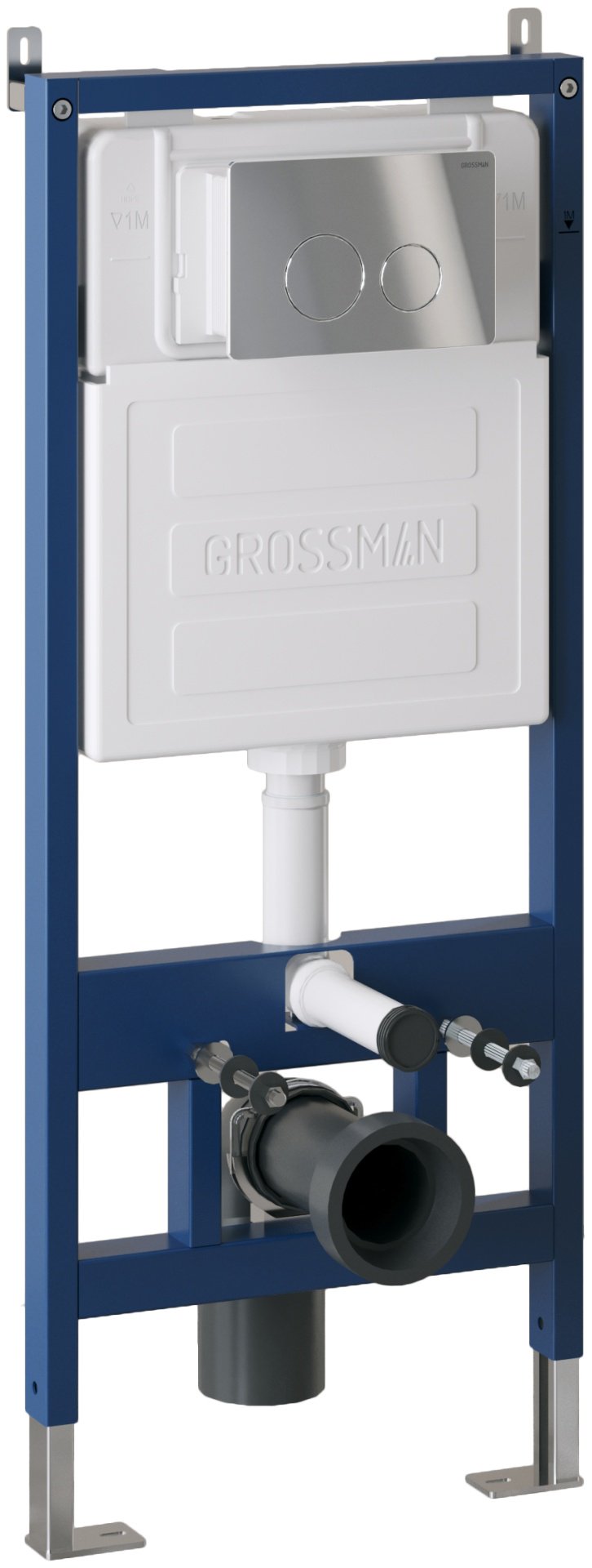 Grossman унитаз с инсталляцией GR-4455SQ, санфаянс купить,NaN