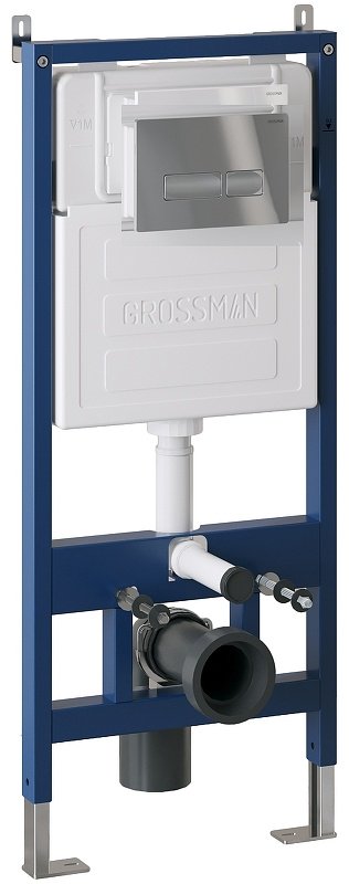 Grossman унитаз с инсталляцией GR-4455SQ , санфаянс купить,NaN