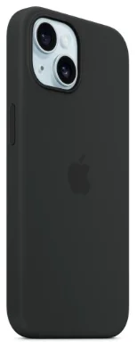 Чехол Apple для iPhone 15 Silicone Case with MagSafe A3123 MT0J3ZM/A Black