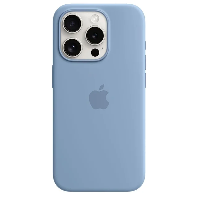 Чехол Apple для iPhone 15 Pro Silicone Case with MagSafe A3125 MT1L3ZM/A Winter Blue