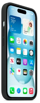 Чехол Apple для iPhone 15 Silicone Case with MagSafe A3123 MT0J3ZM/A Black