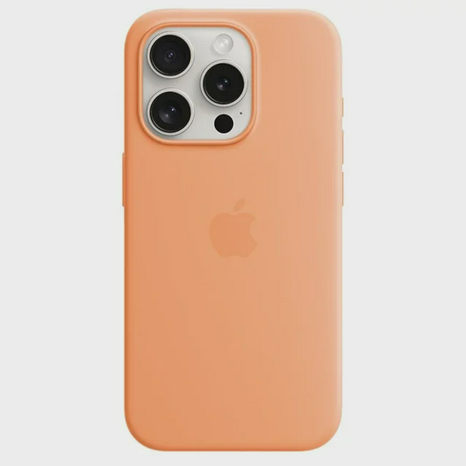 Чехол Apple для iPhone 15 Pro Silicone Case with MagSafe A3125 MT1H3ZM/A Orange Sorbet