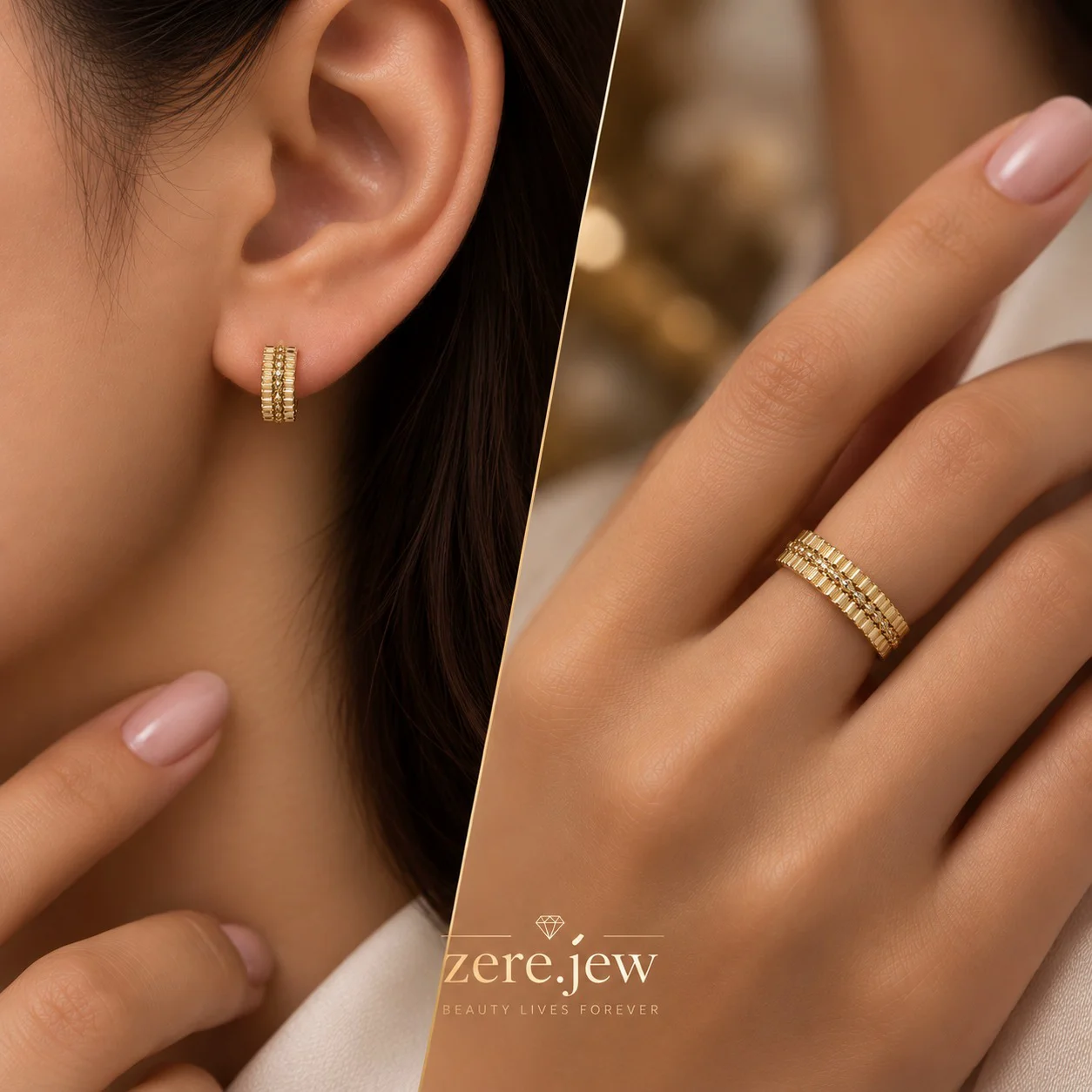 Комплект Zere ZR090932 желтое золото 6.0г 17.5р - ForteMarket Комплект Zere ZR090932 желтое золото 6.0г 17.5р купить,450000