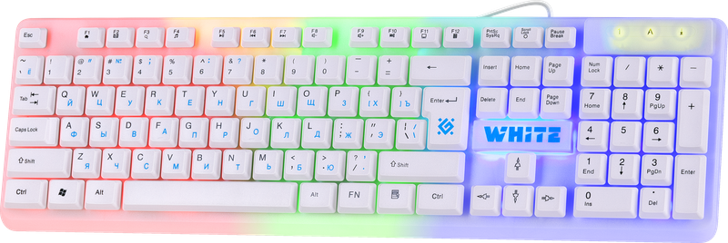 Клавиатура Defender White GK-172 белая - ForteMarket Клавиатура Defender White GK-172 белая купить,0