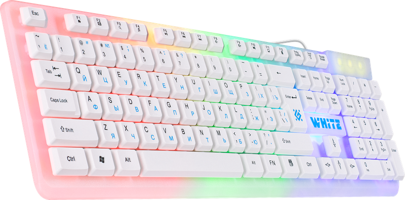 Клавиатура Defender White GK-172 белая - ForteMarket Клавиатура Defender White GK-172 белая купить,0