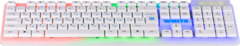 Клавиатура Defender White GK-172 белая - ForteMarket Клавиатура Defender White GK-172 белая купить,0
