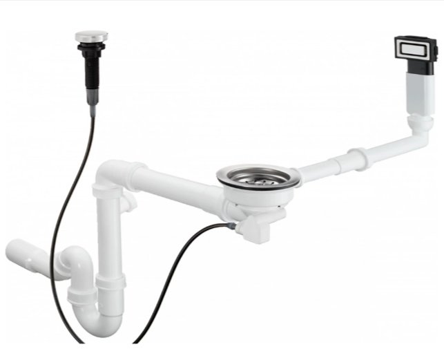 Сифон Hansgrohe 43931800 40 мм, 50 мм купить,54000