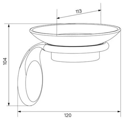 IDDIS мыльница Oldie 1 шт, керамика купить,20200