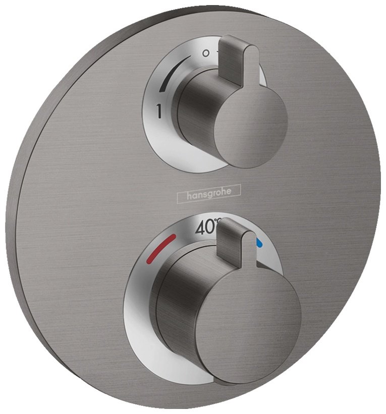 Смеситель для душа Hansgrohe 15758340, латунь, цвет графит купить,670400
