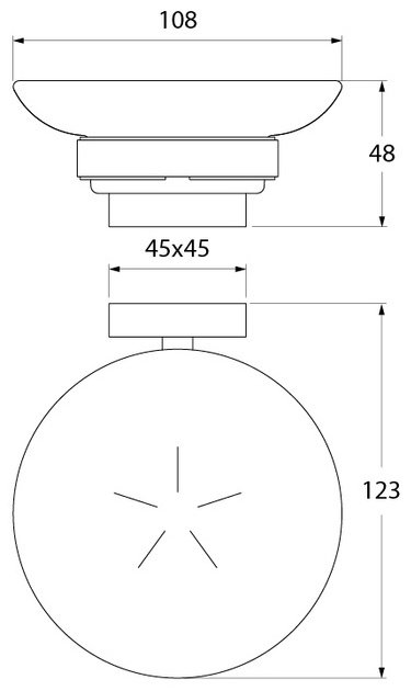 IDDIS мыльница Edifice EDIMBG0i42 1 шт, металл