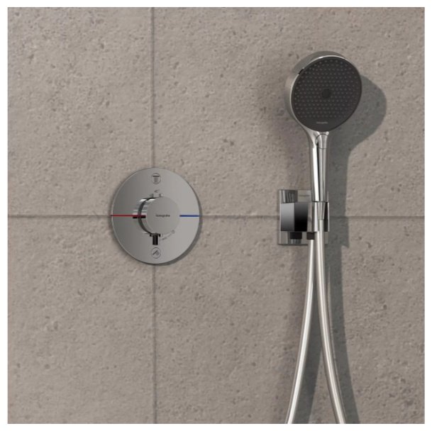Hansgrohe термостат для душа ShowerSelect Comfort S 15556000 купить,724200