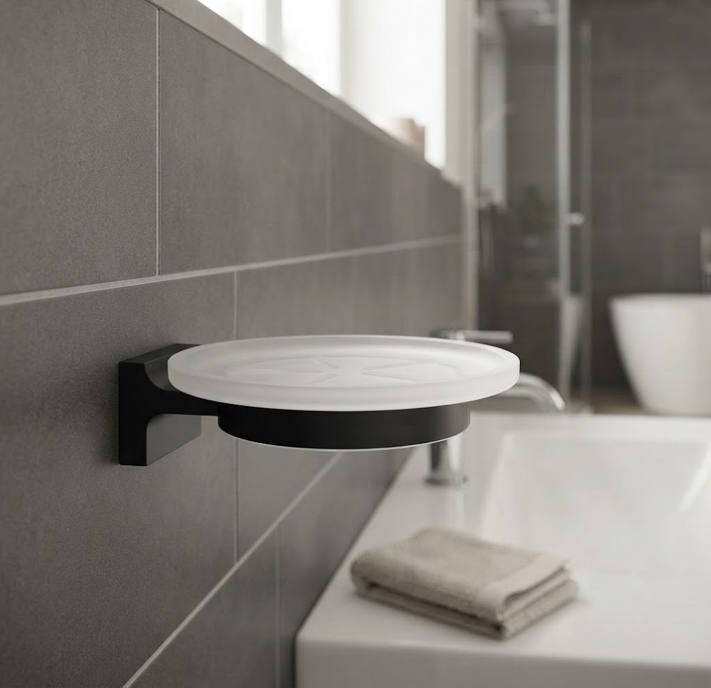 Hansgrohe мыльница 41766670 1 шт, стекло, металл купить,NaN