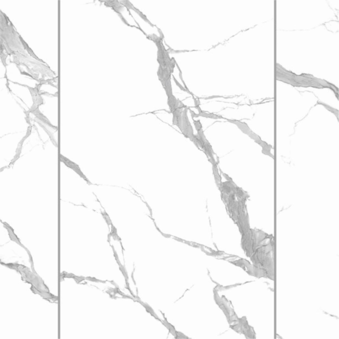 Панель ПВХ Мрамор Крестола 671 2600*250*5 Stella Light Slim 5мм (15)