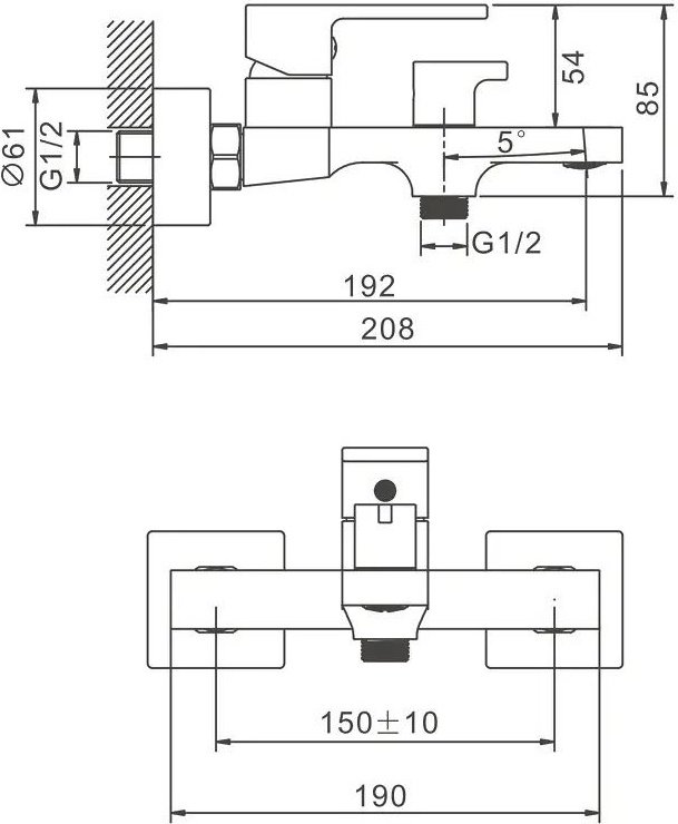 Смеситель Belz B60658-5, латунь, цвет золотой купить,72870