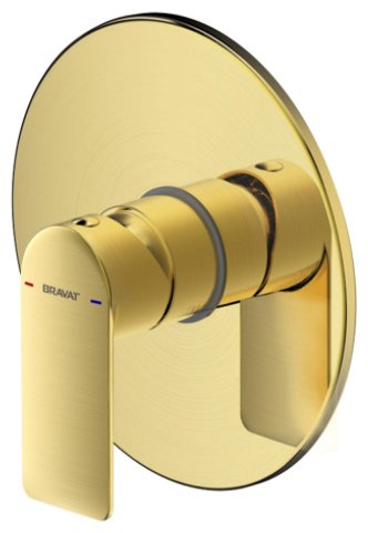 Смеситель BRAVAT PB8369402RBG-ENG, латунь, цвет золотистый купить,NaN