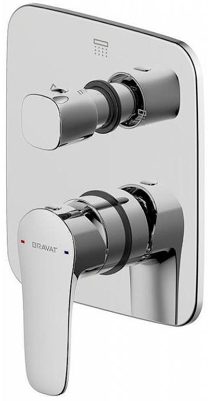 Смеситель BRAVAT PB8173218CP-3-ENG, латунь, цвет хром купить,NaN
