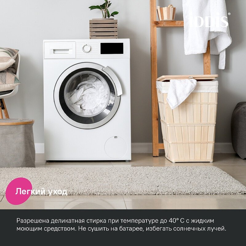 IDDIS комплект ковриков BSET05Mi13 80x50 см, микрофибра купить,NaN