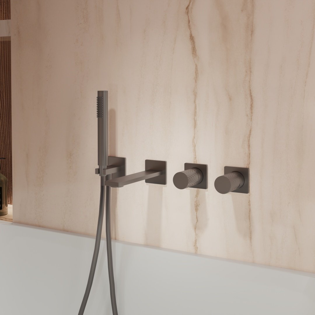Смеситель Vincea VBTW-6AL1GM, латунь, цвет стальной купить,489600