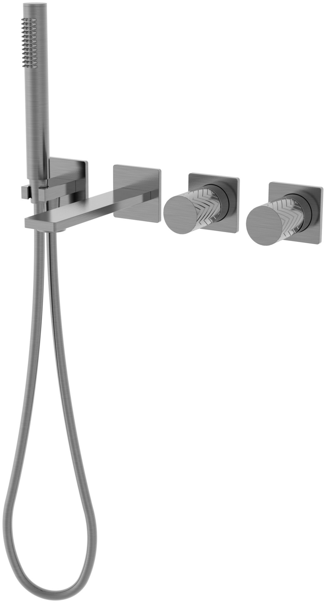 Смеситель Vincea VBTW-6AL1GM, латунь, цвет стальной купить,489600