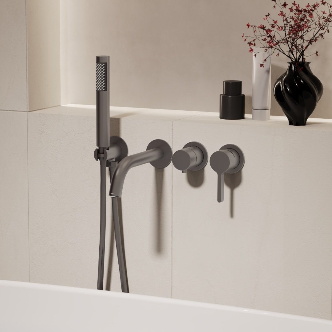 Смеситель Vincea VTFW-1VL1GM, латунь, цвет стальной купить,284100