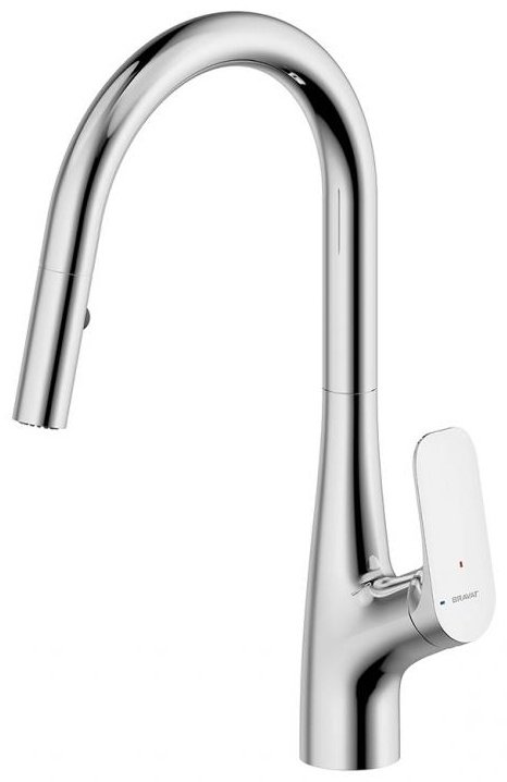 Смеситель BRAVAT F7428563CP-ENG, латунь, цвет хром