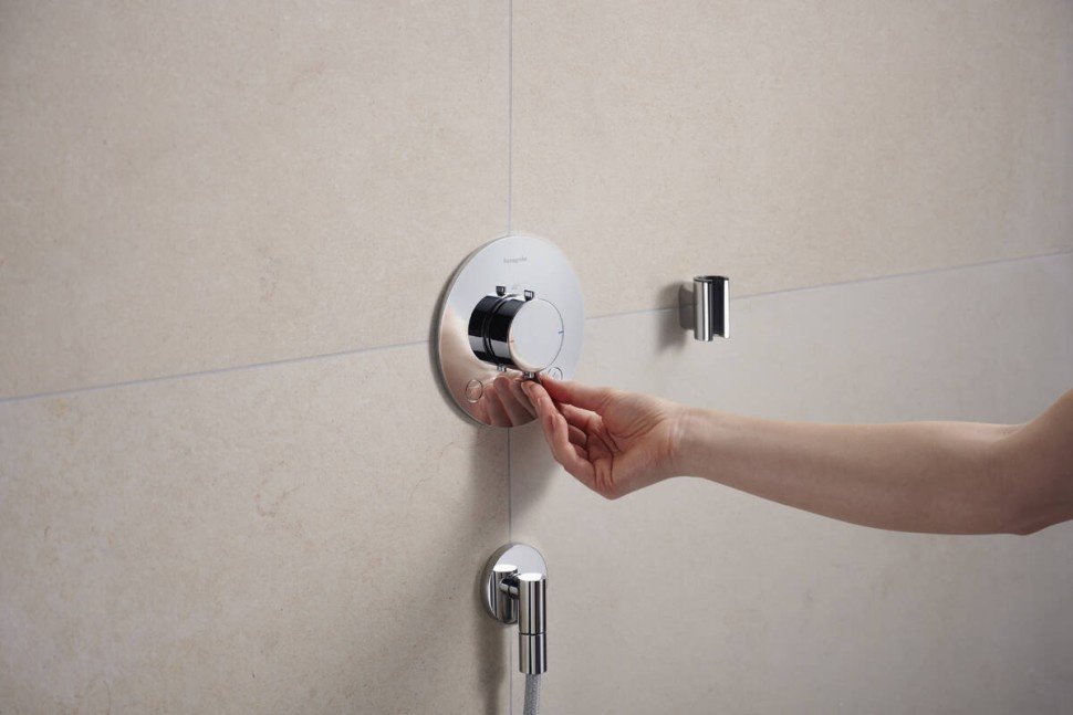 Смеситель для душа Hansgrohe Ecostat Comfort S 33715000, латунь, цвет хром купить,NaN