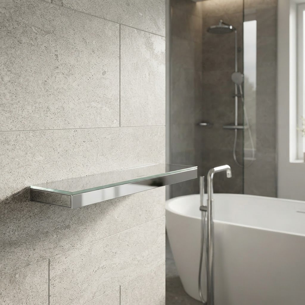 Hansgrohe полка Rainfinity 26844000 1 шт, металл купить,NaN