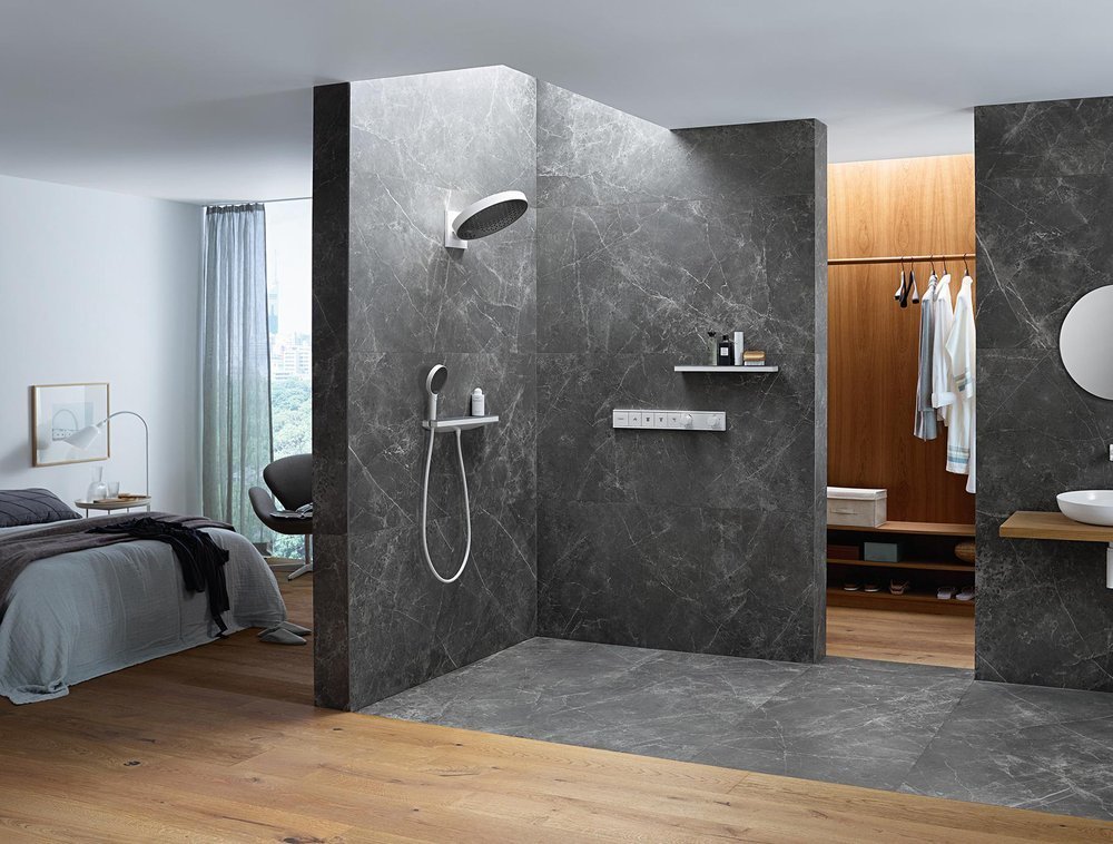 Hansgrohe полка Rainfinity 26844000 1 шт, металл купить,NaN