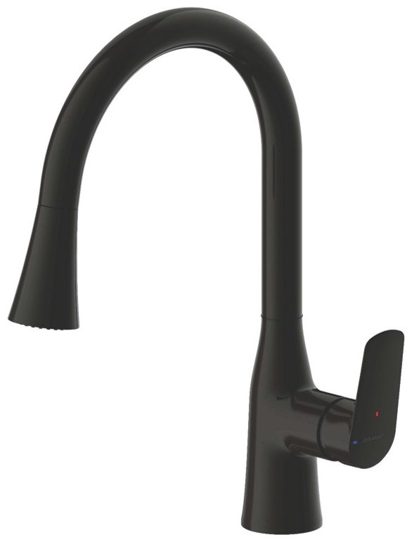 Смеситель BRAVAT F7460564BW-ENG, латунь, цвет черный купить,81270