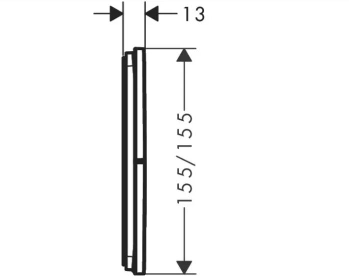 Hansgrohe термостат для душа ShowerSelect Comfort E 15573340 купить,630700