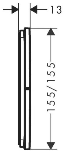 Hansgrohe термостат для душа ShowerSelect Comfort E 15573670 купить,588400