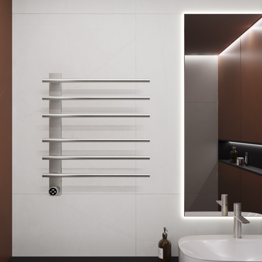 Полотенцесушитель электрический Vincea VTD-2SC31BN, лесенка 52x61.4 см