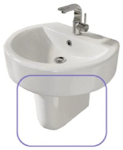 Пьедестал Sanita PD.WH/Best/N/WHT.G/S2 32.5x19x31 см полукруглая купить,30600