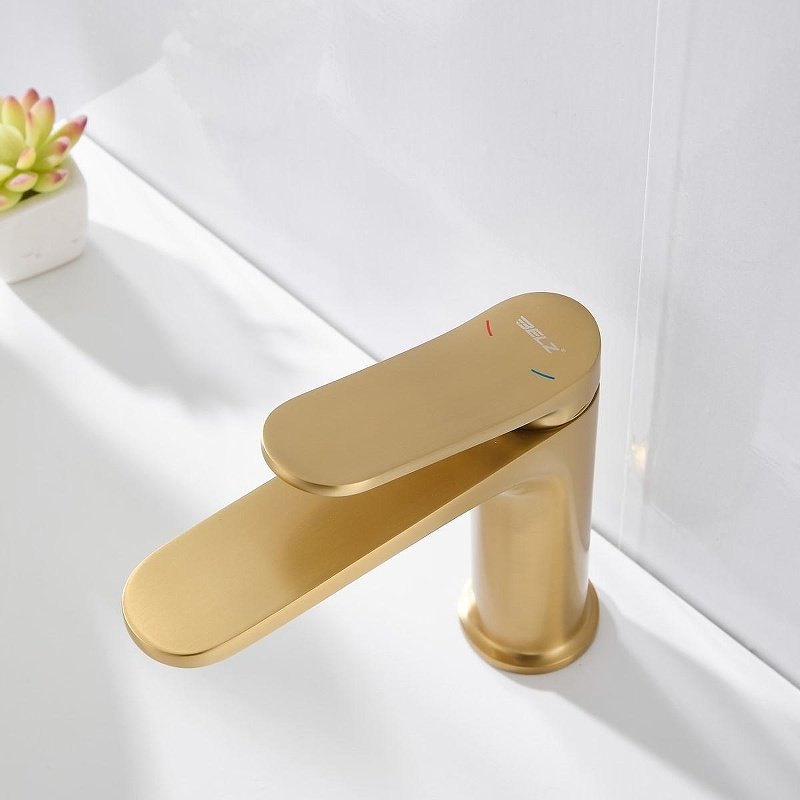 Смеситель Belz B10786-5, латунь, цвет брашированное золото купить,44400