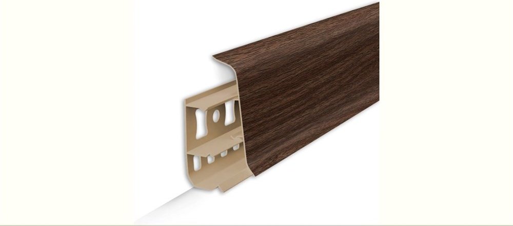 DEKONIKA плинтус 291 цвет орех грецкий, 2200х21х55 мм купить,2500