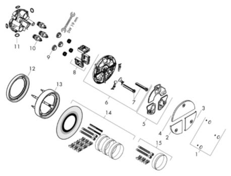 Hansgrohe переключатель универсальный Kabinkakz_K0000344754 купить,588400