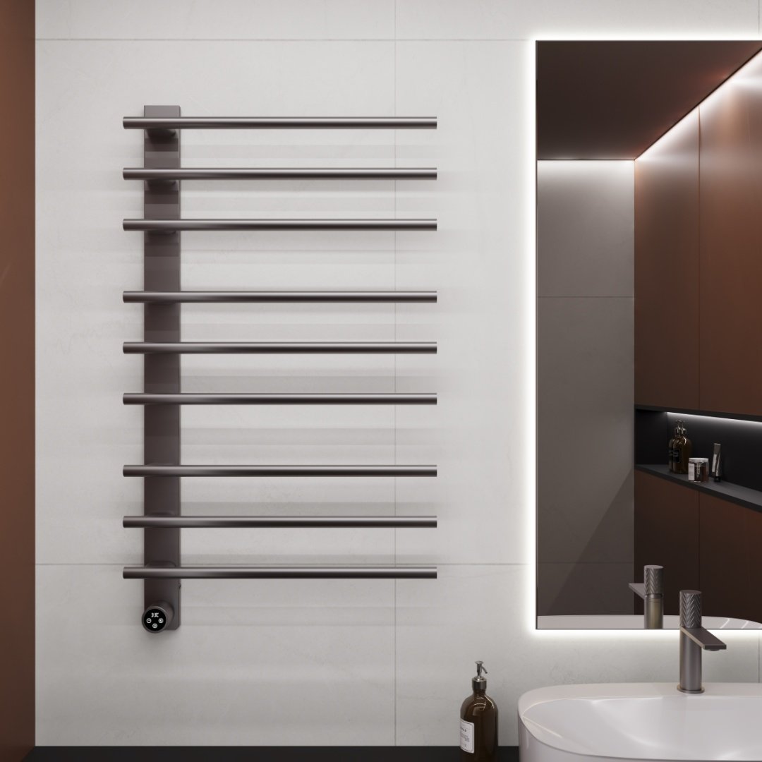 Полотенцесушитель электрический Vincea VTD-2SC3GM, лесенка 52x90.4 см - ForteMarket Полотенцесушитель электрический Vincea VTD-2SC3GM, лесенка 52x90.4 см купить,483700