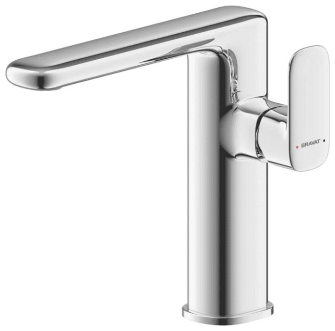 Смеситель BRAVAT F1421454CP-1-ENG, латунь, цвет хром купить,65310