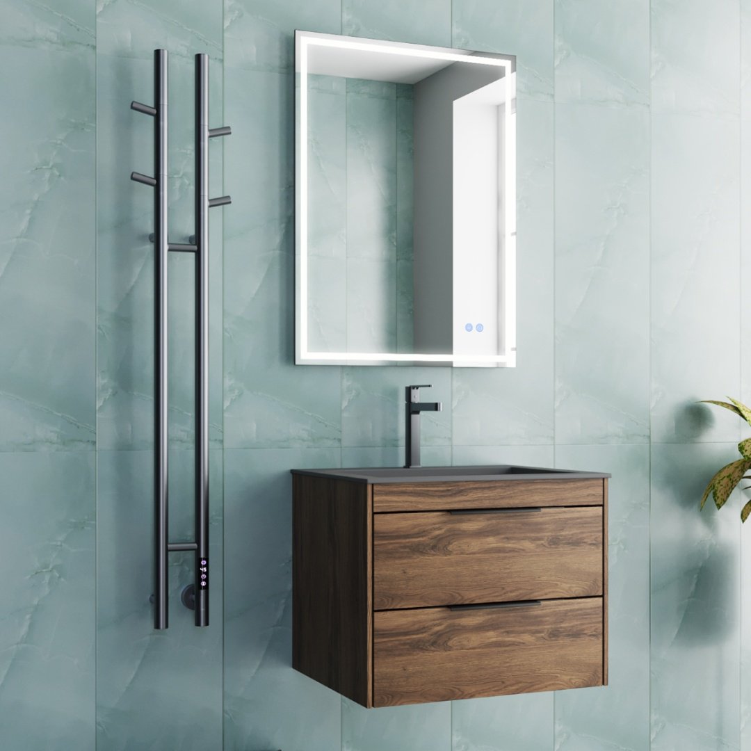 Полотенцесушитель электрический Vincea VTD-1D2GE , I-образный 25x130.4 см