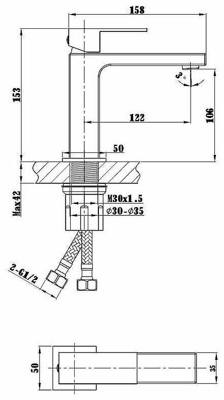 Смеситель Vincea Cube VBF-1C01BG , латунь, цвет брашированное золото - ForteMarket Смеситель Vincea Cube VBF-1C01BG , латунь, цвет брашированное золото купить,121300