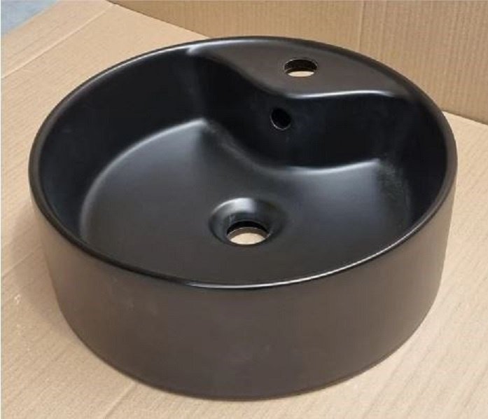 Раковина AZU99603B накладная круглая 41х41 см, фарфор купить,50000