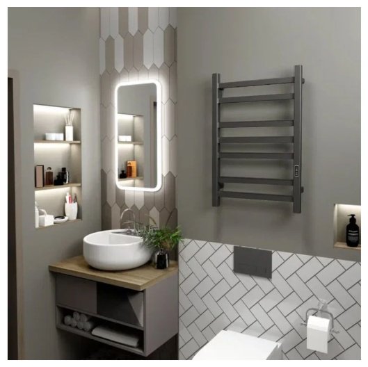 Полотенцесушитель электрический BAU Kabinkakz_K0000343917, лесенка 50x80 см купить,NaN