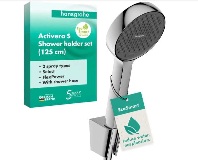 Hansgrohe лейка для душа (шланг в комплекте) 28052000, латунь купить,38300